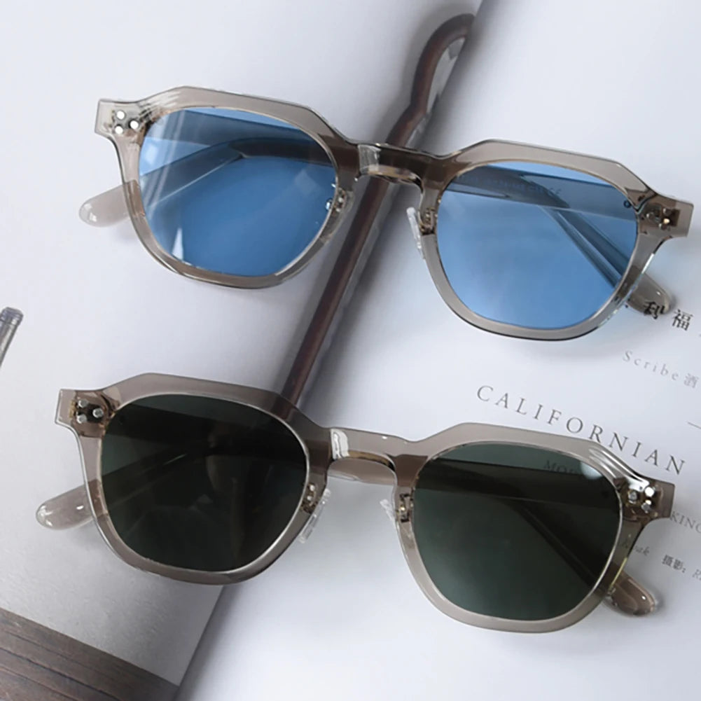 Retro Sunglasses – Korean Style Polygon Polarized UV400