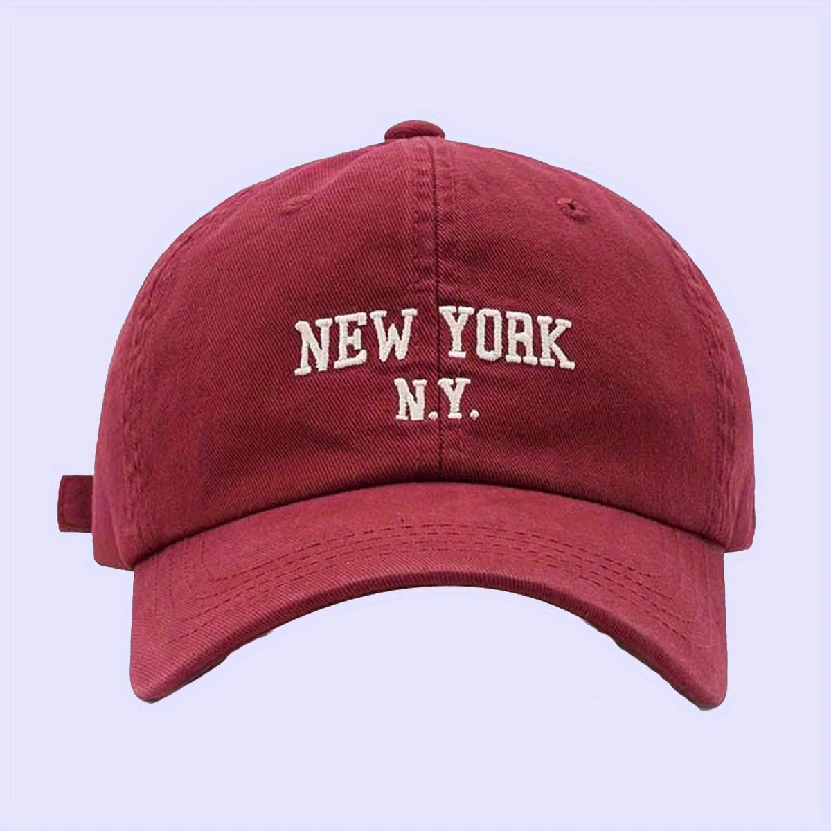 New York Letter Baseball Cap – Retro Cotton Snapback Hat Unisex
